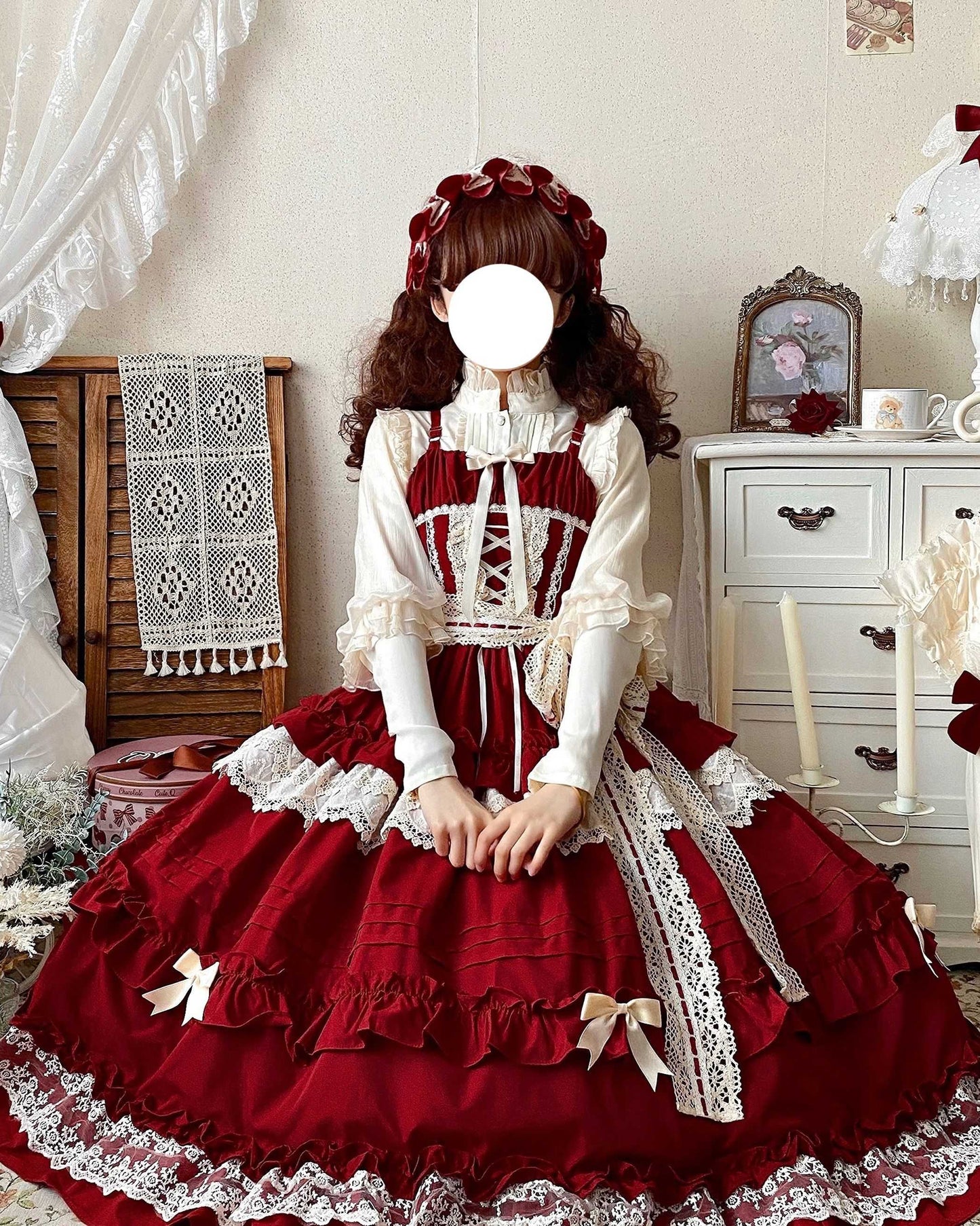Lolita Elegant Ruffled JSL Dress LC1006
