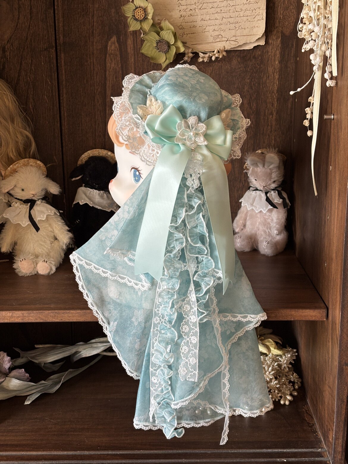 Jellyfish Pear Blossom Daily Lolita Blue JSK Dress