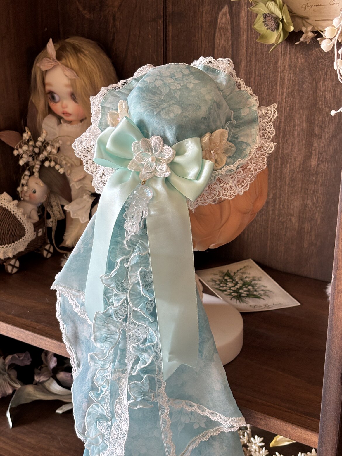 Jellyfish Pear Blossom Daily Lolita Blue JSK Dress