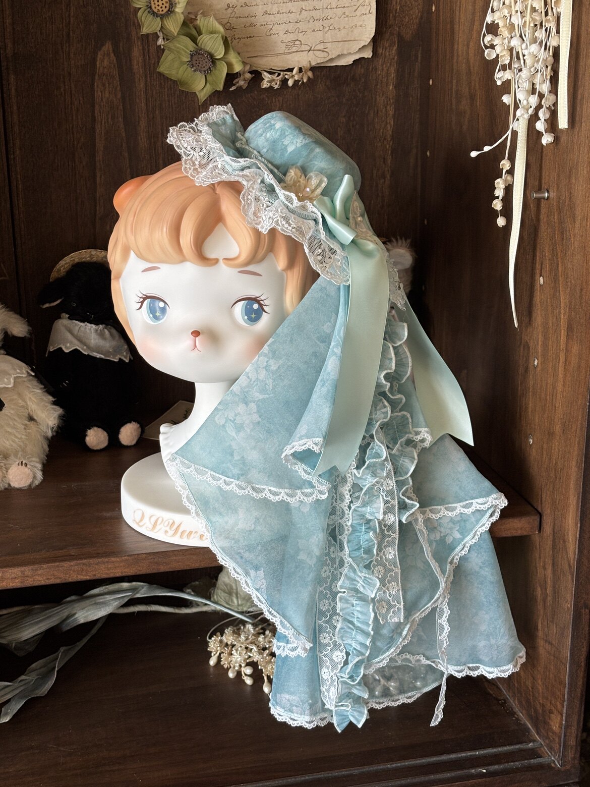 Jellyfish Pear Blossom Daily Lolita Blue JSK Dress