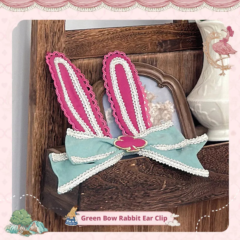 Cat Alice Fantasy Dreamland Lolita OP Sweet Kawaii Wonderland Print