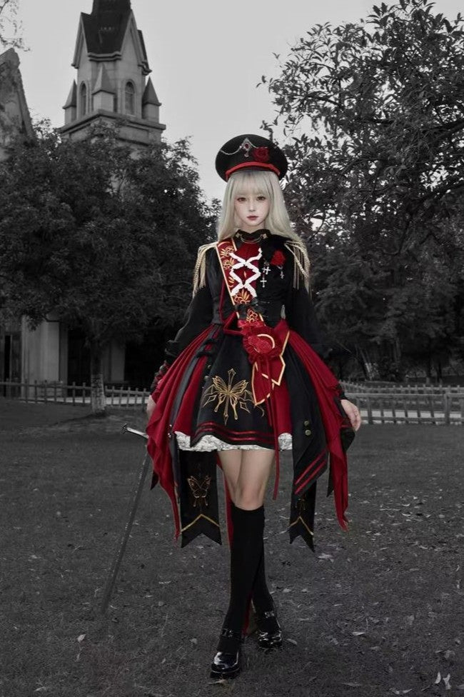 Sunken Bones Medal Lolita Original Designed Military Set