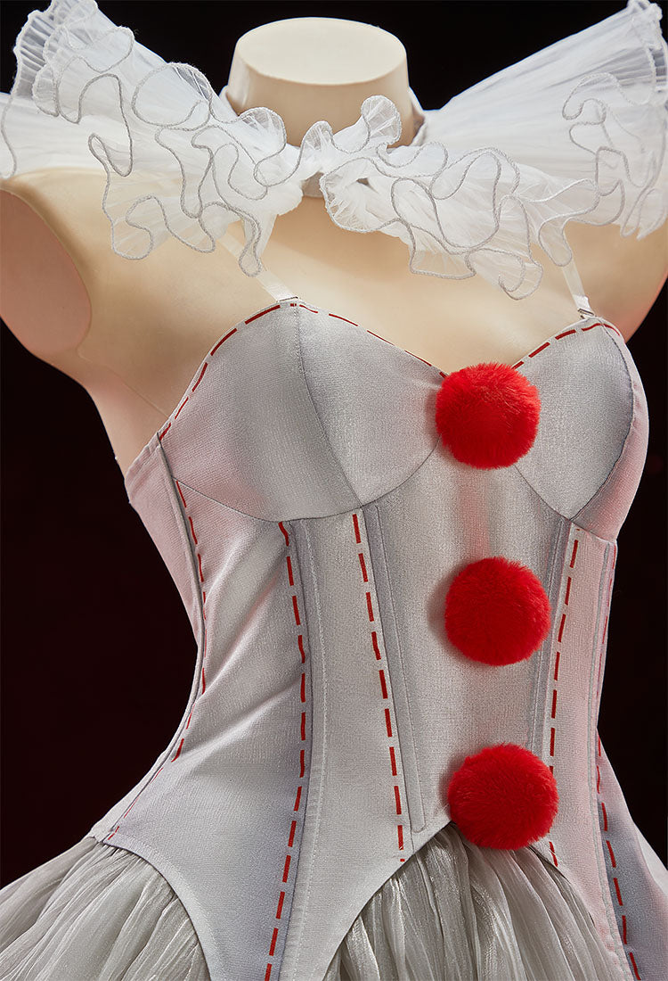 IT Pennywise Fanart Halloween Clown Cosplay Costume Set