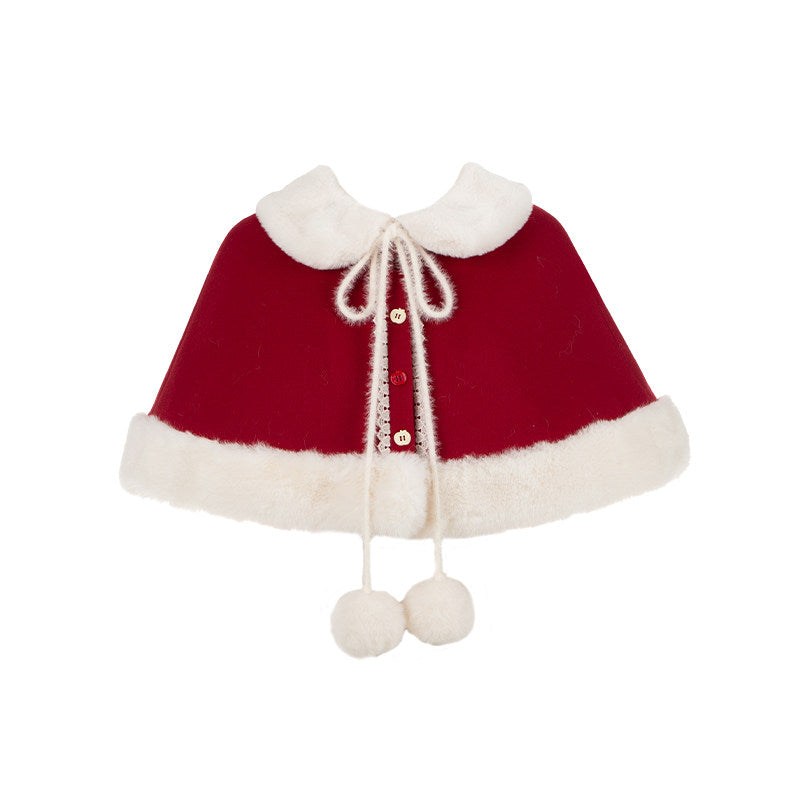 Peace Apple Lolita Christmas New Year Winter Bustier JSK & Cape Set