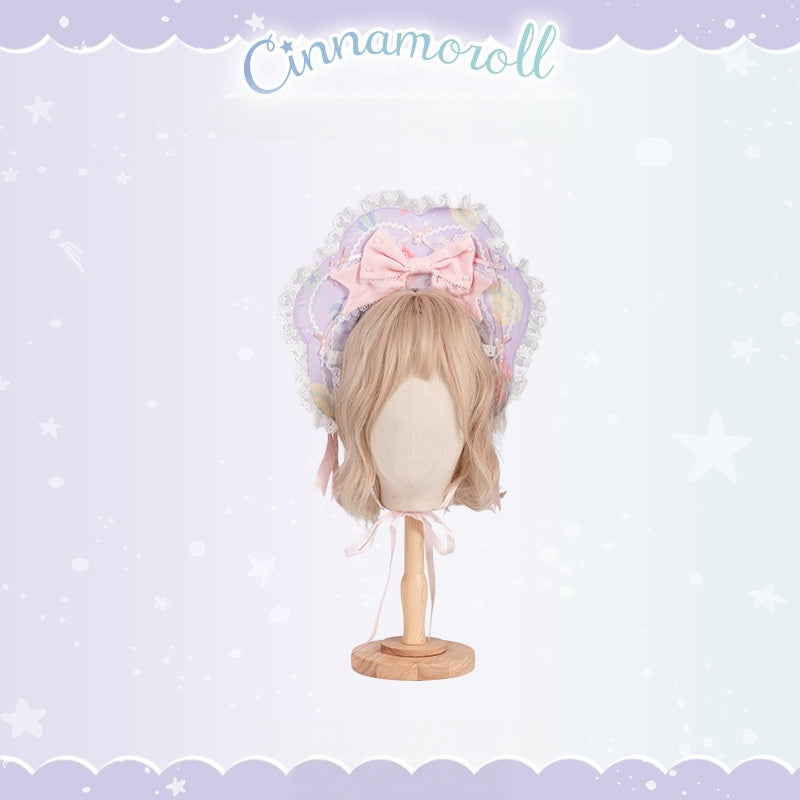 Cinnamoroll Ocean Theme Collaboration Series Lolita Purple JSK & OP Set