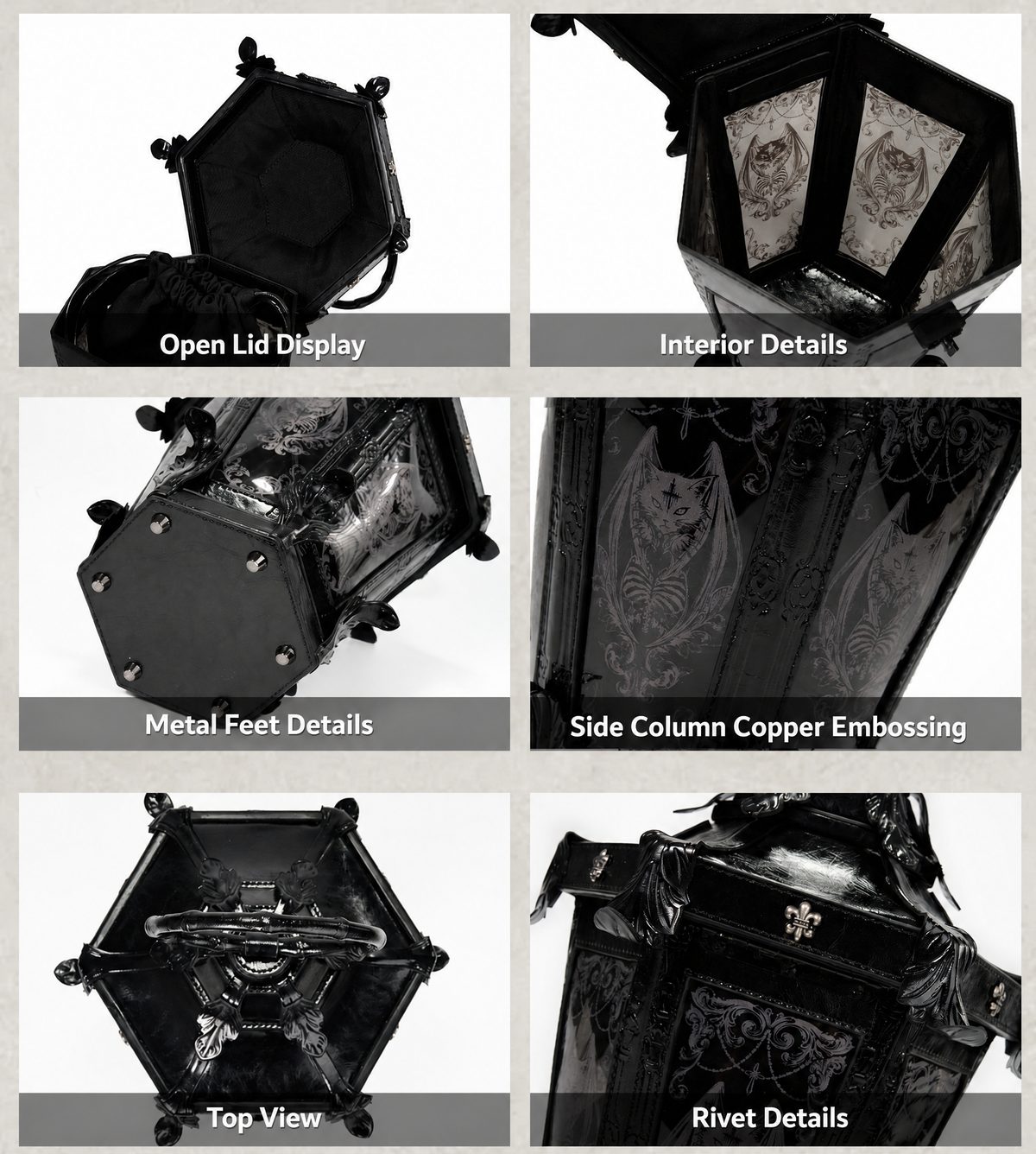 Emberless Lantern Original Gothic Dark Lantern Bag