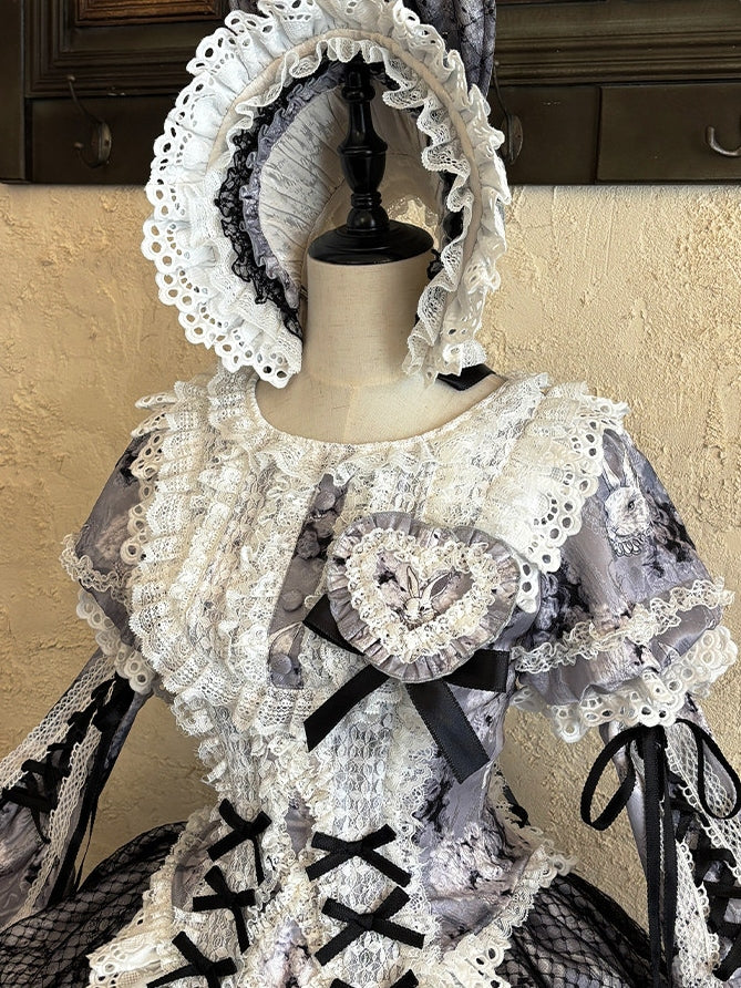 Castle Bunny Black Accessory Full Set