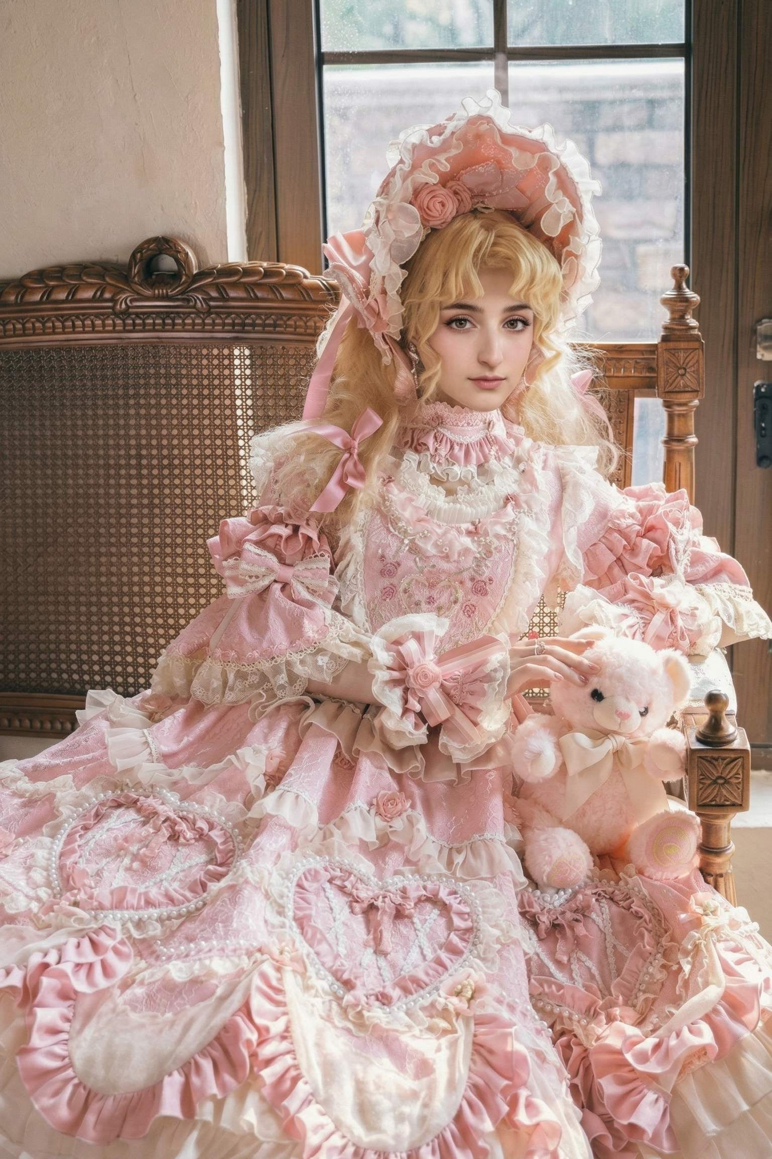 Velvet Whispers Vintage Cake Lolita OP Dress