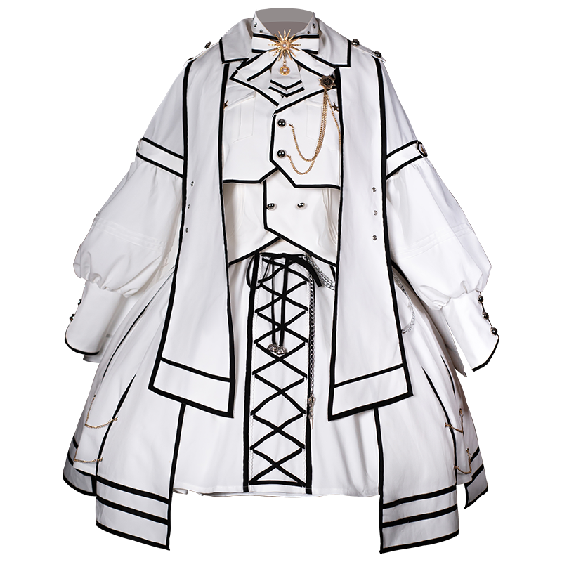 Lolita Cavalier Aesthetic Outfit Set LO1007