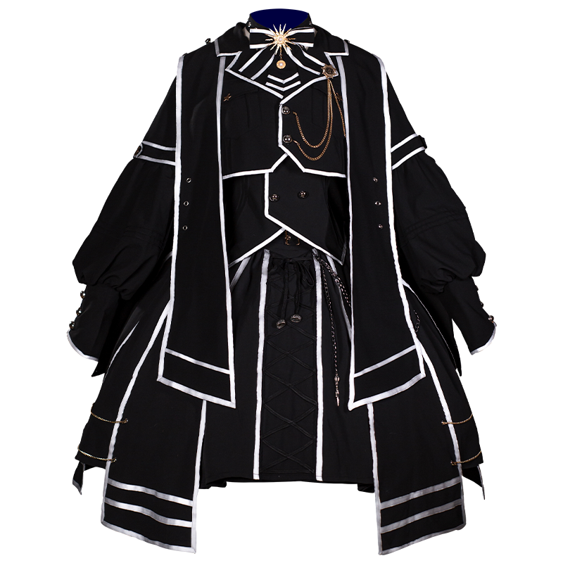 Lolita Cavalier Aesthetic Outfit Set LO1007