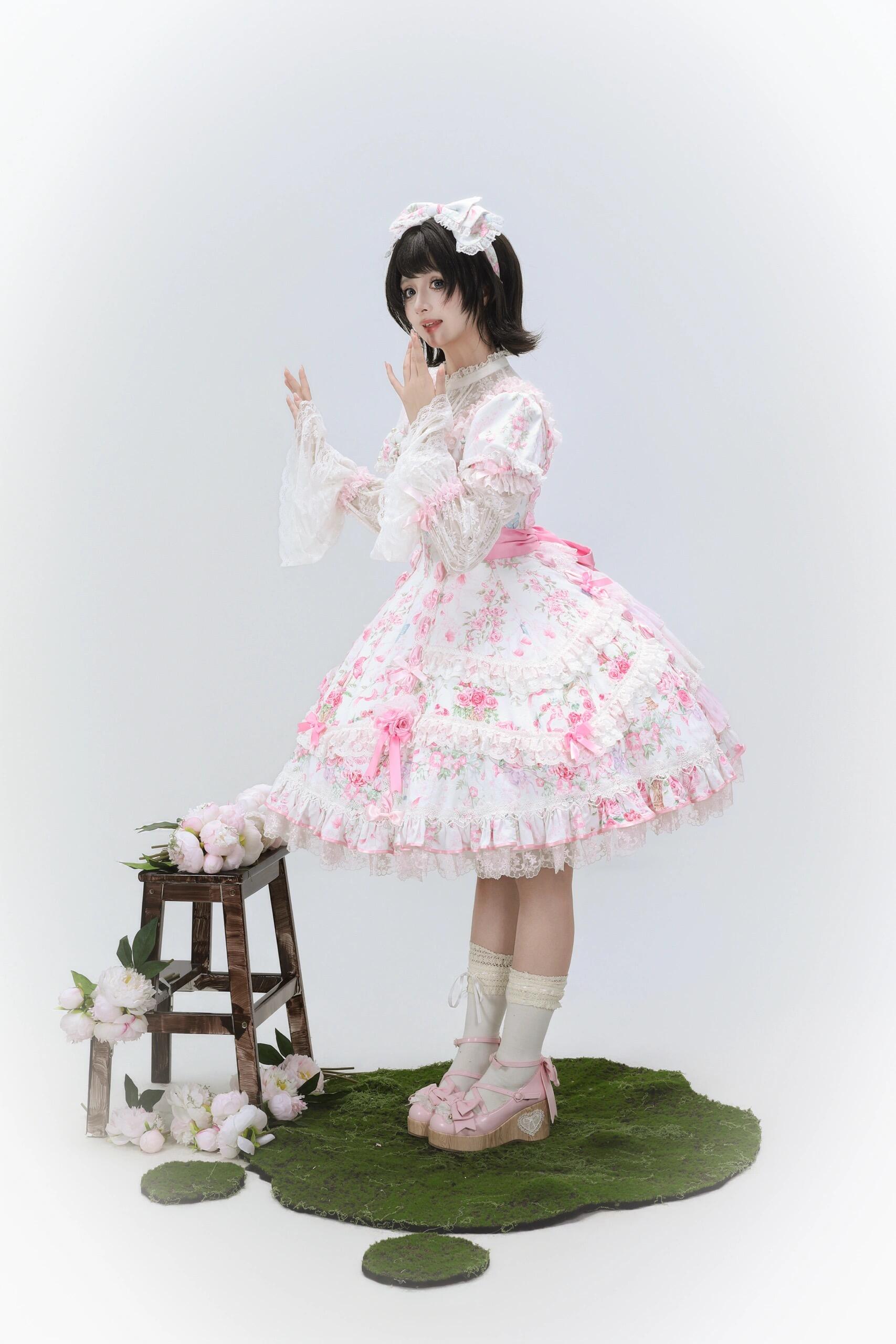 Flower Wall Eternal Vow Classic Sweet Lolita Dress