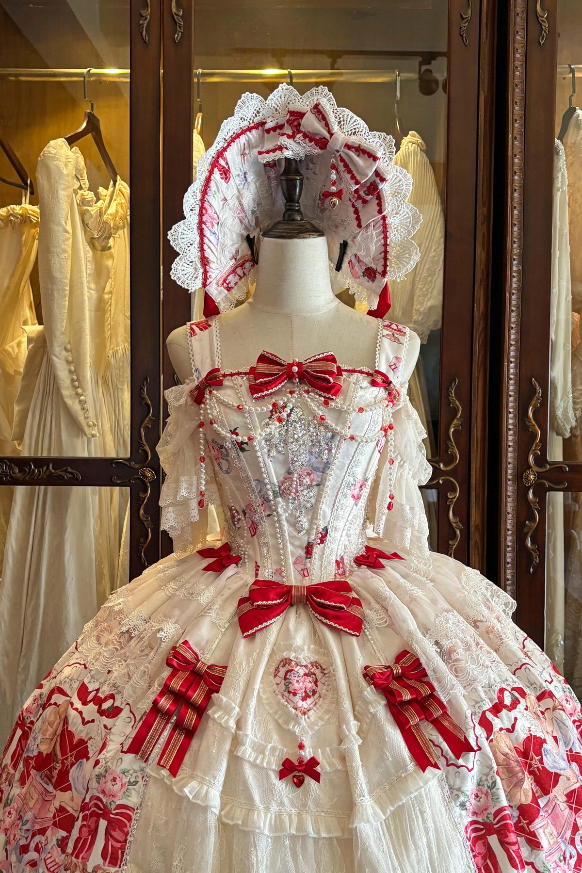 Heart of Venus Vintage Sweet Lace Lolita Princess Dress