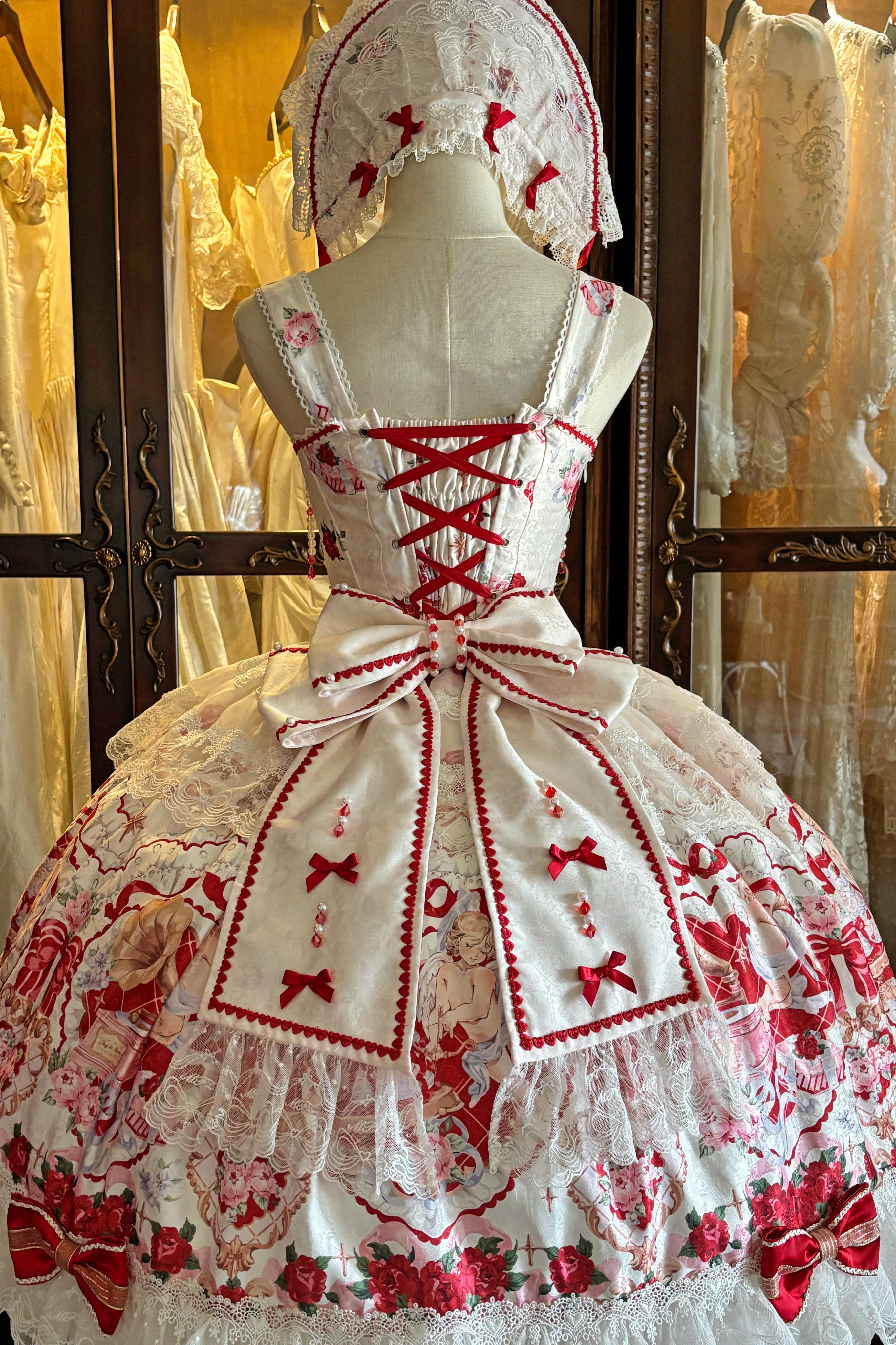 Heart of Venus Vintage Sweet Lace Lolita Princess Dress