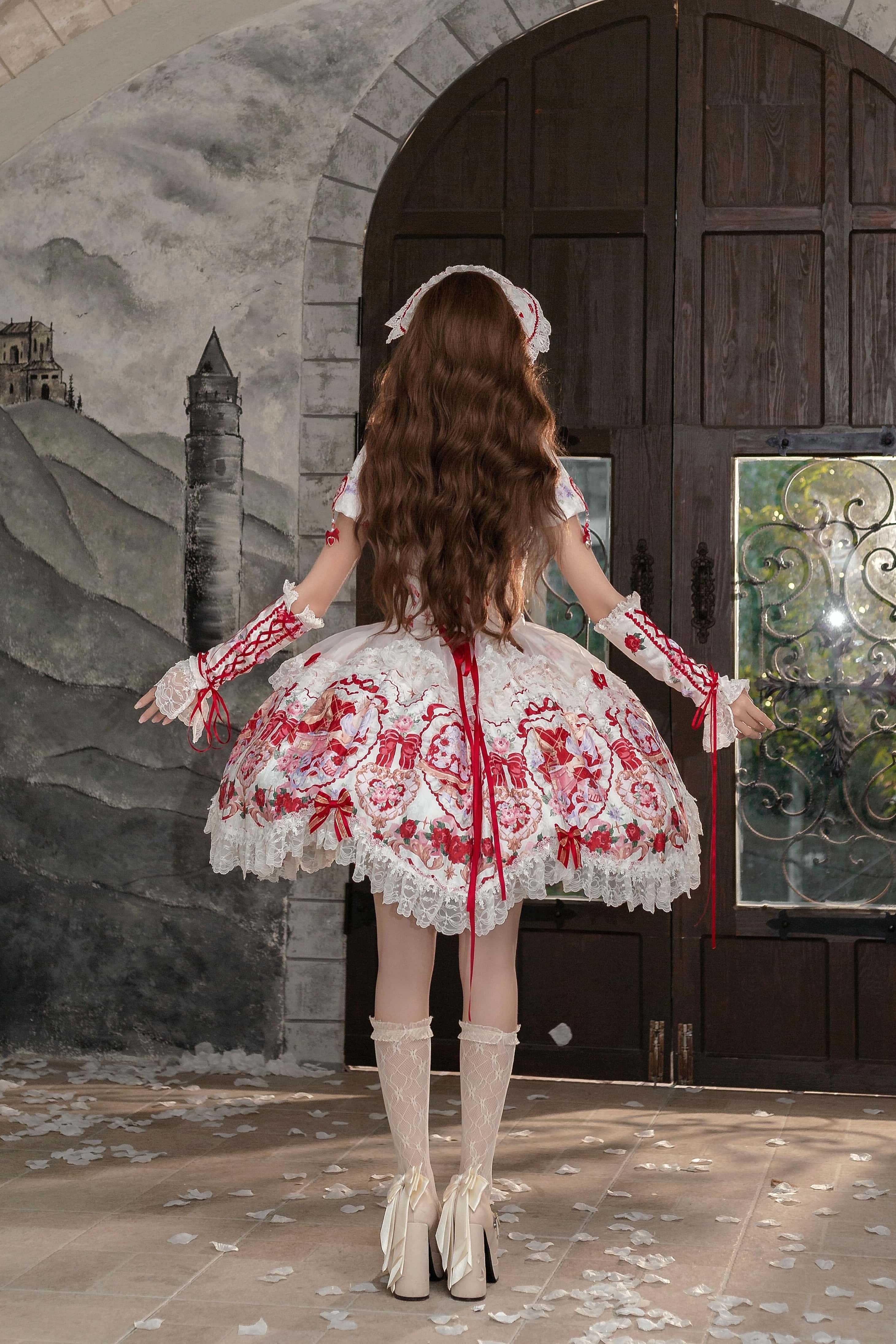 Heart of Venus Vintage Sweet Lace Lolita Princess Dress