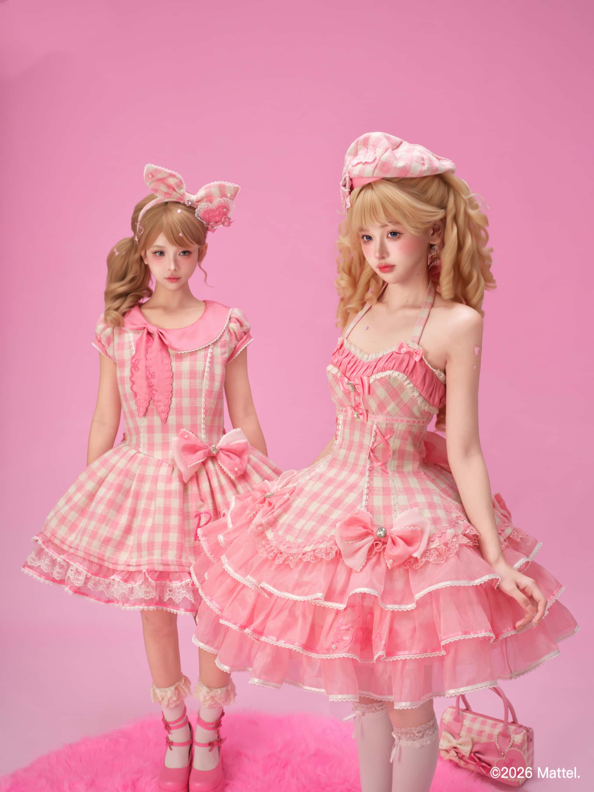 Dreamy Daydream x Barbie Collab Lolita Halter JSK Dress