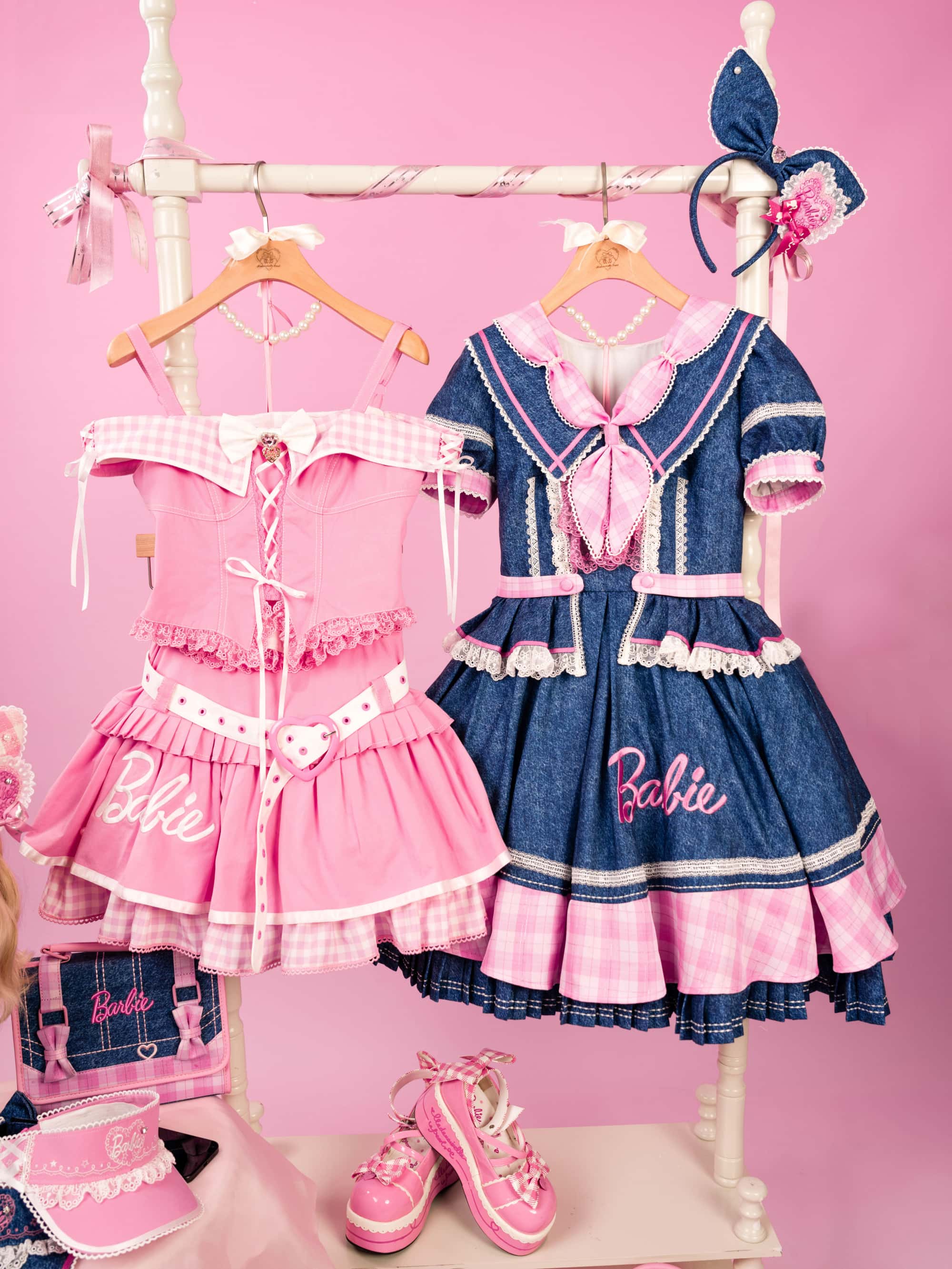 Dreamy Daydream x Barbie Collab Lolita Sweet Platform Shoes