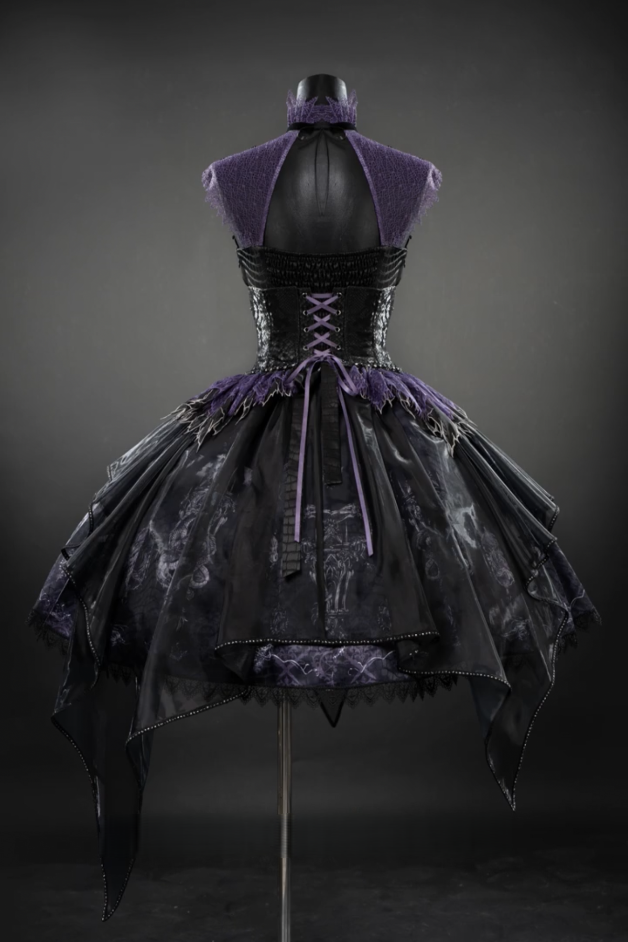 Dragon Bone Gothic Lolita Purple Purple JSK Dress