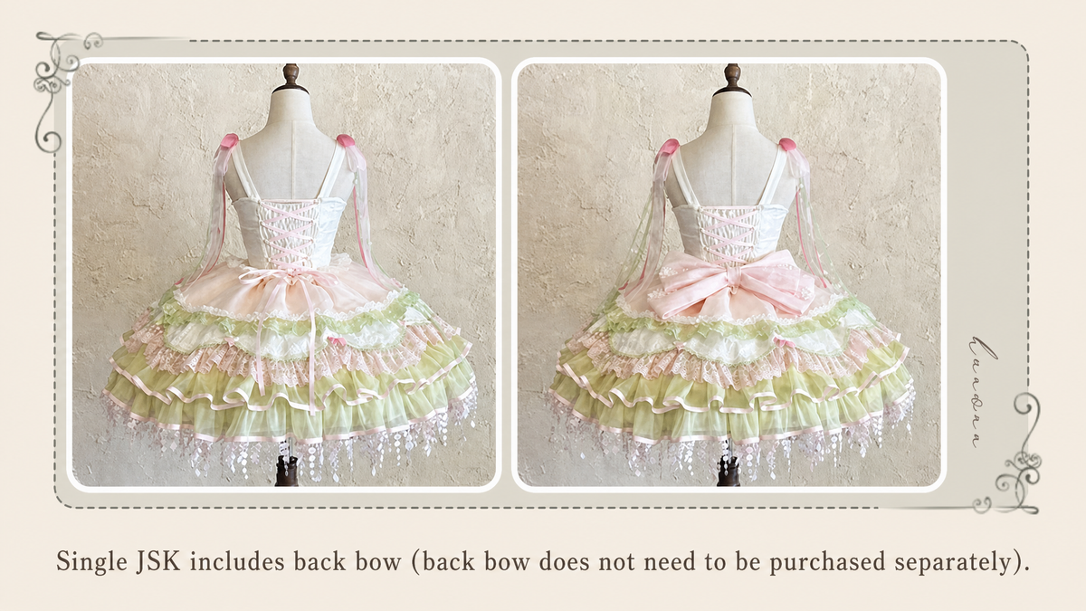 Blossom Summer Sweet Ballet Lolita Floral JSK Set