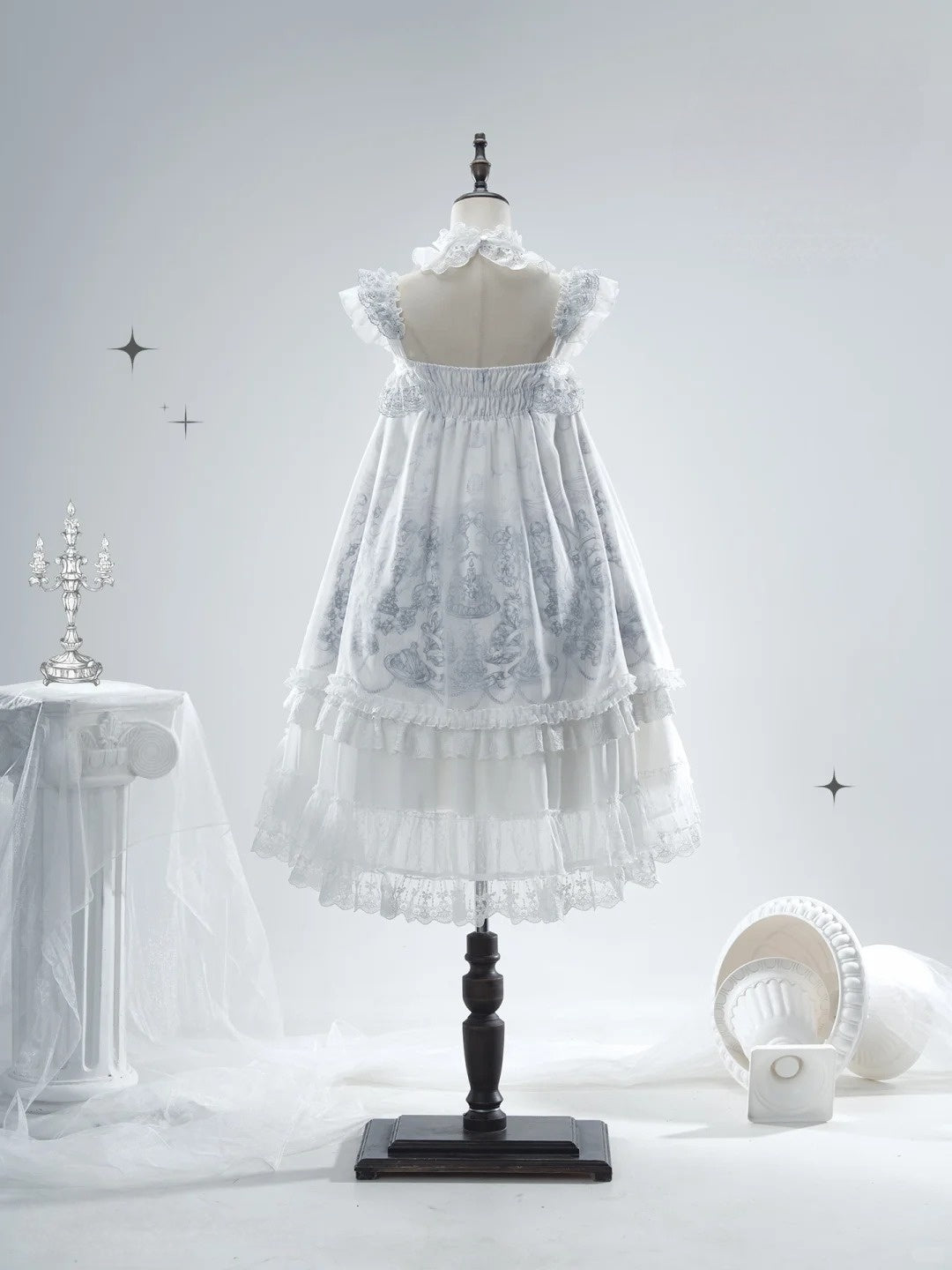 Wish Day Lolita Printed JSK Dress