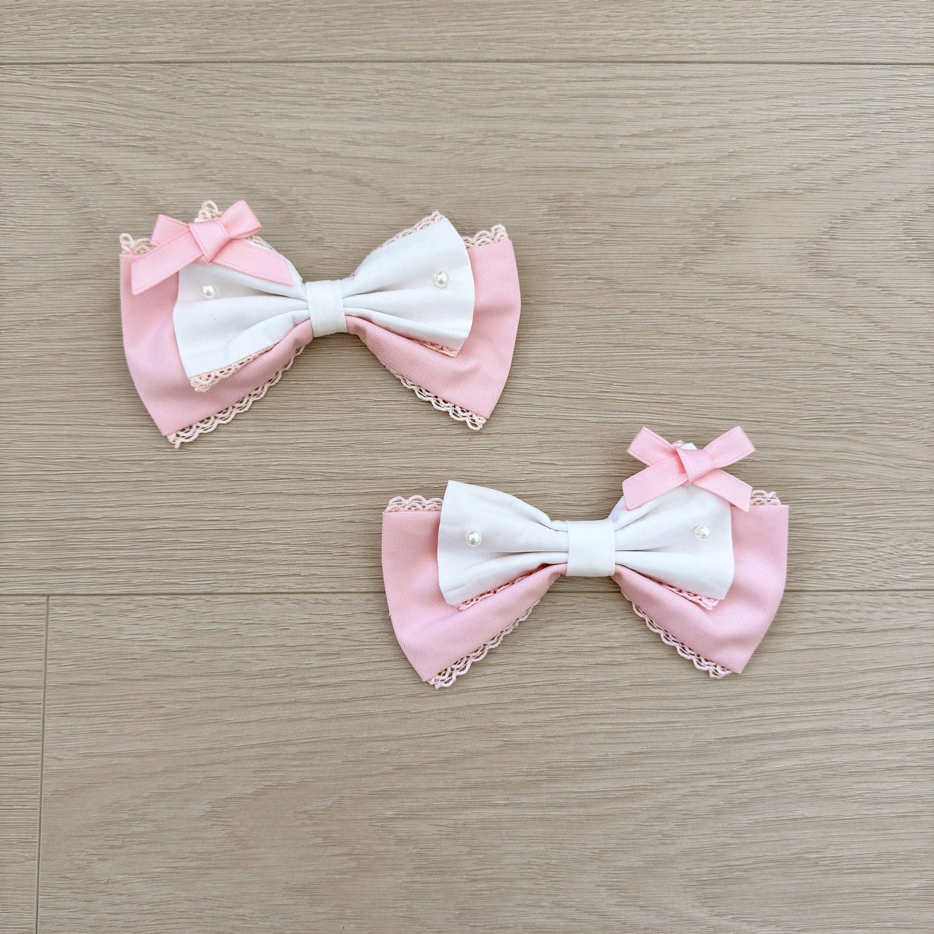 Cream Fondant Sweet Pink Retro 6-Panel Cut Original Lolita JSK