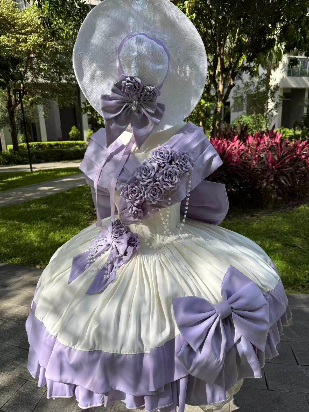 Treasure Chest Rose Lolita Purple Dress