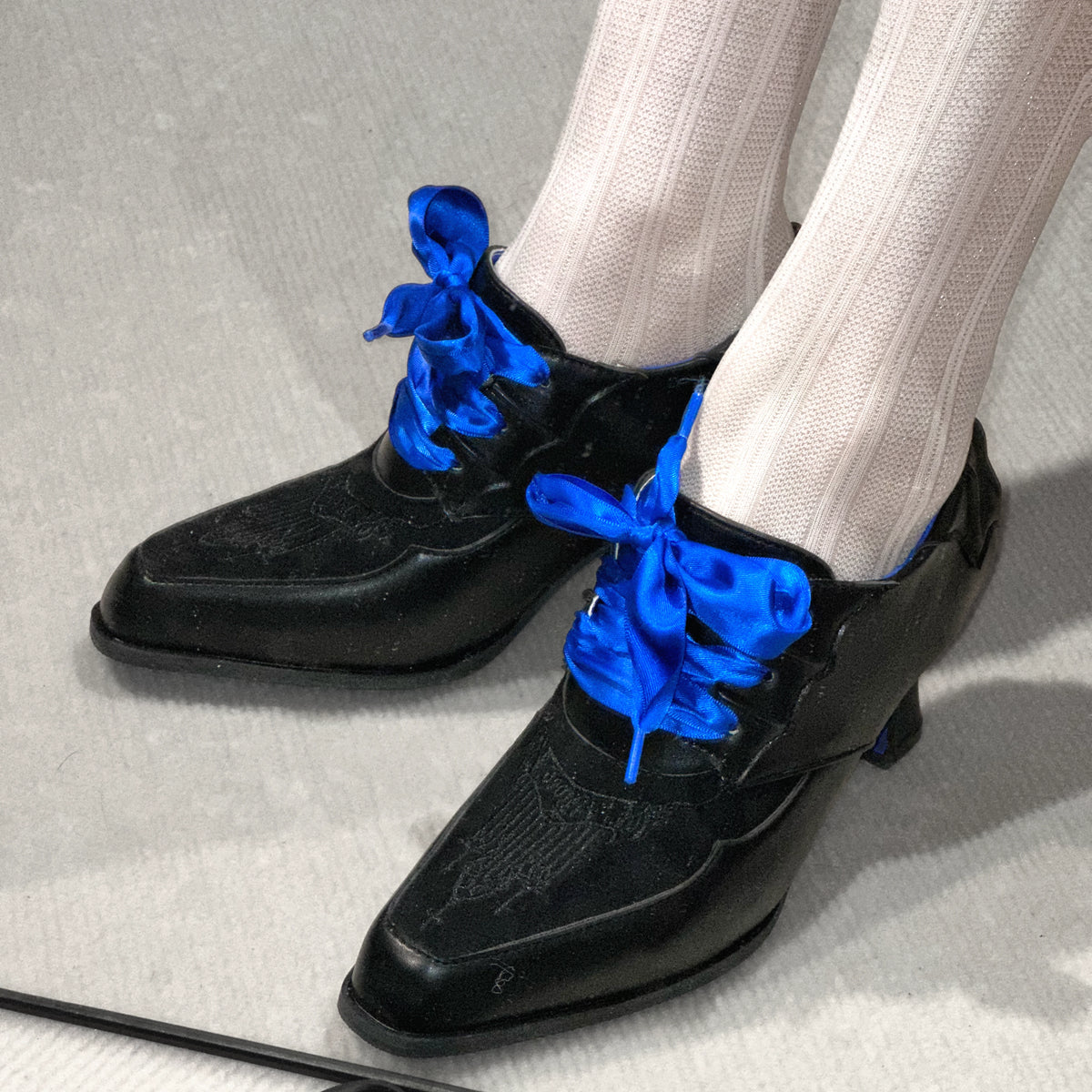 Full Payment Dark Night Pilgrimage Gothic Dark Vampire Retro British Prince Style High-Heeled Women's Shoes Original Design