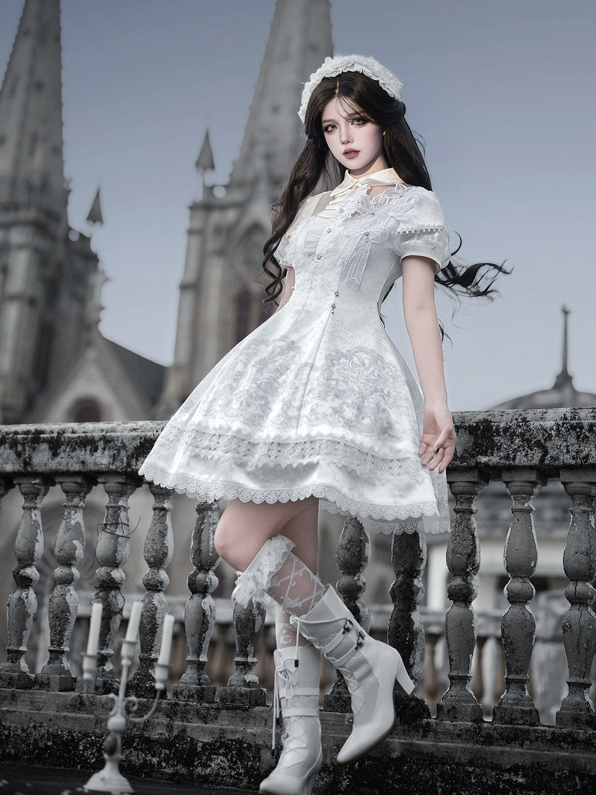 Lace Lily Lolita Classic OP Set