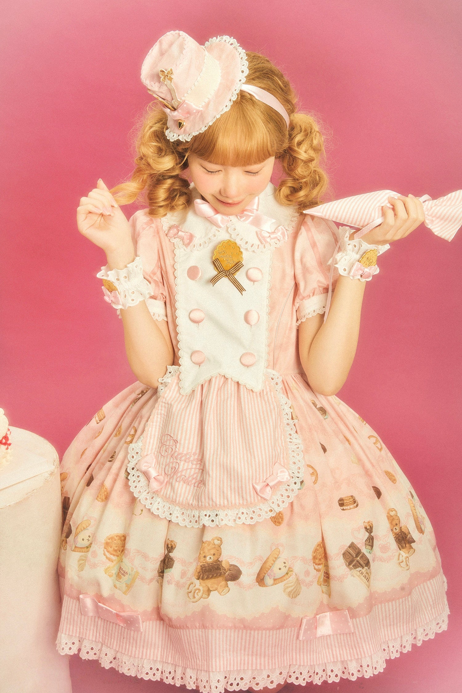 Patisserie Forever Happiness Lolita Pink OP Dress Set