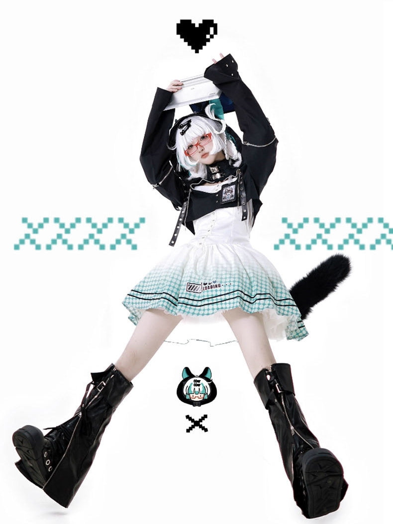 Cyber Cat Cosplay Cami Dress