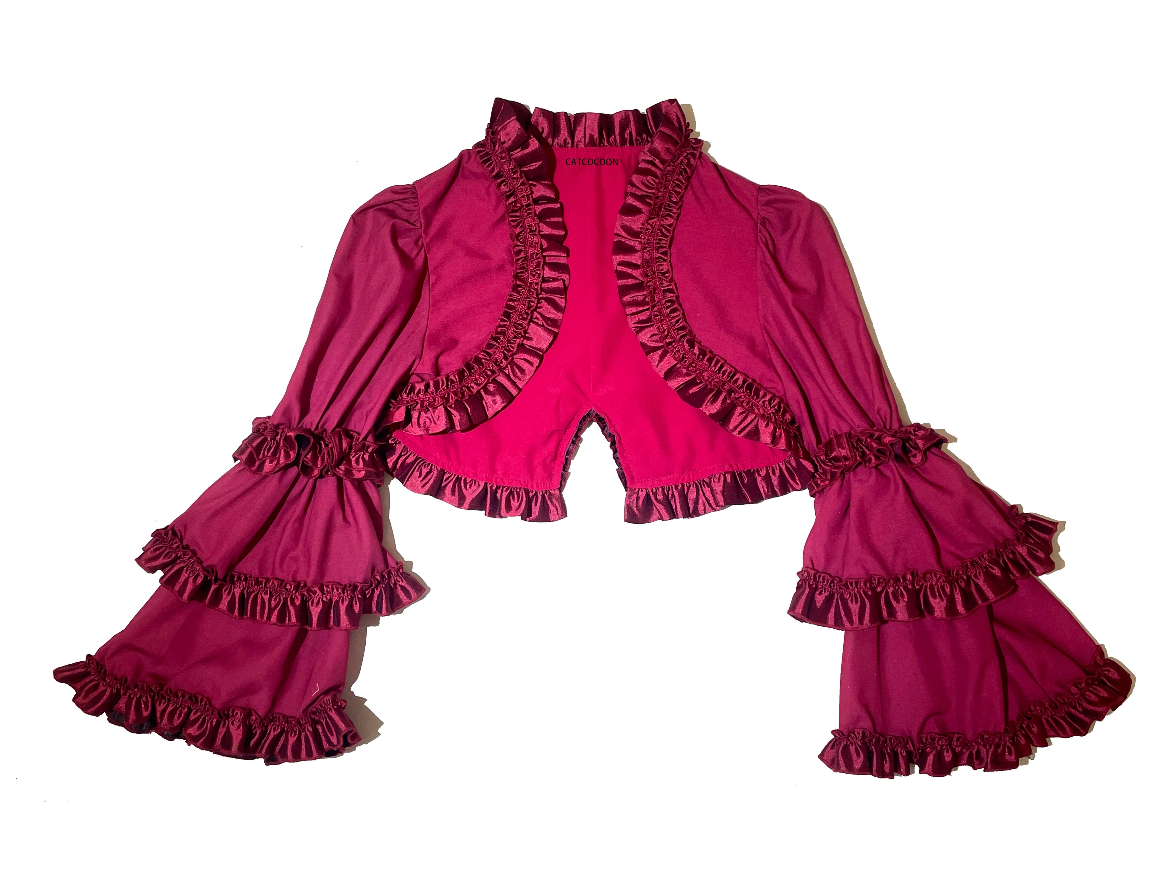 Lace Cross Gothic Lolita JSK Red Set