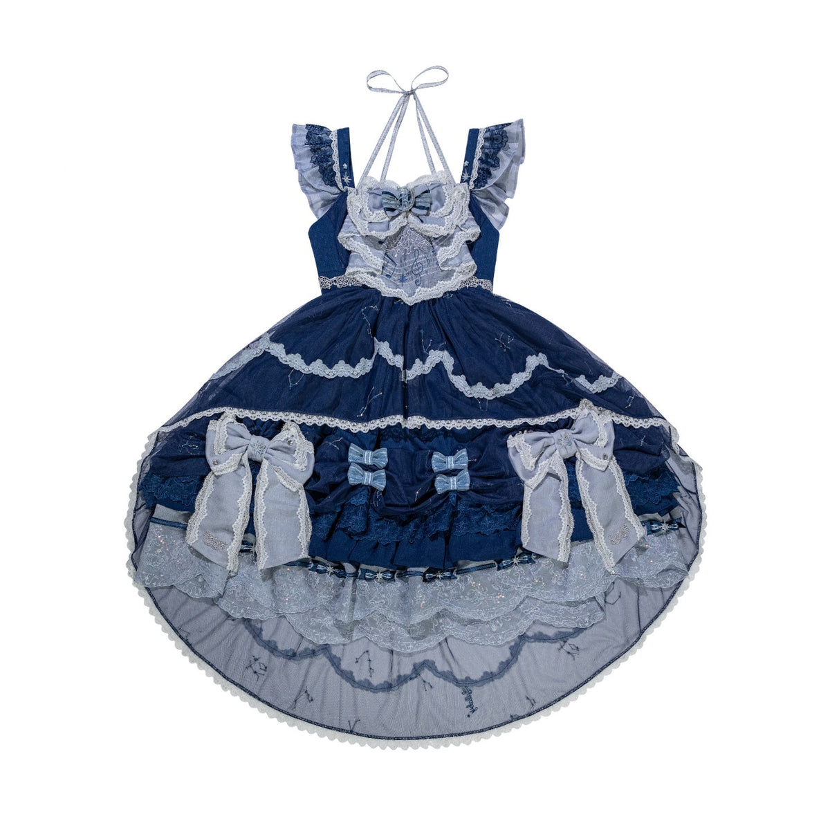 Stellar Symphony Lolita Light Moonlight & Midnight Sky JSK Dress