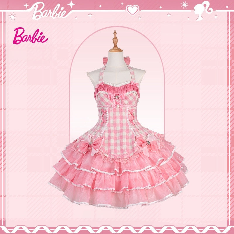 Dreamy Daydream x Barbie Collab Lolita Halter JSK Dress
