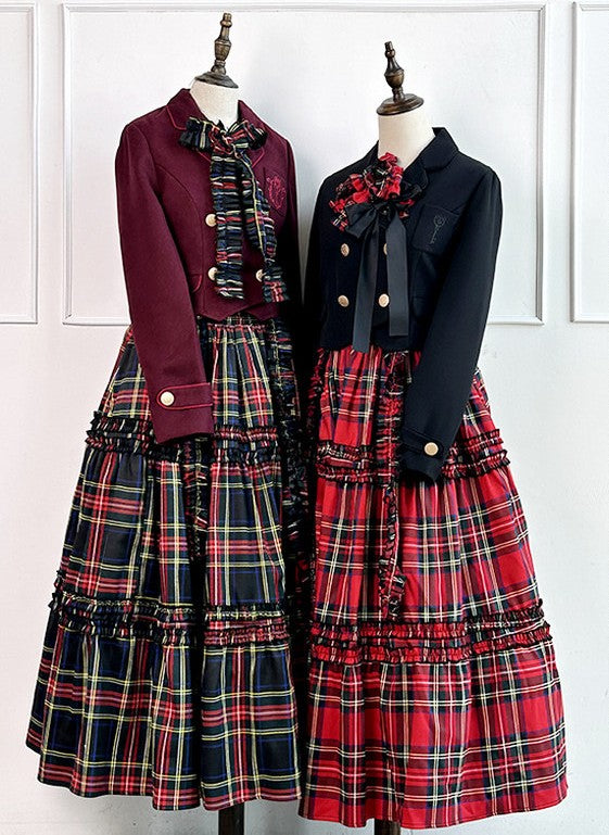 Honor Student Series Check Revolution Plaid Lolita JSK Dress