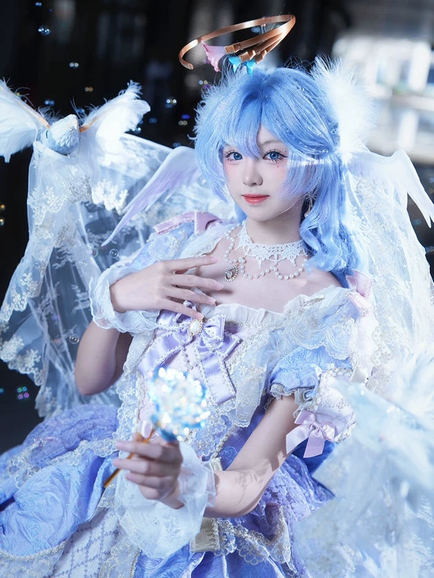 Electric Bird Veil Lolita Tea Party Show Styling Set