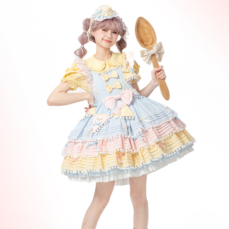 Lolita Sweet Macaron Color JSK LS1010