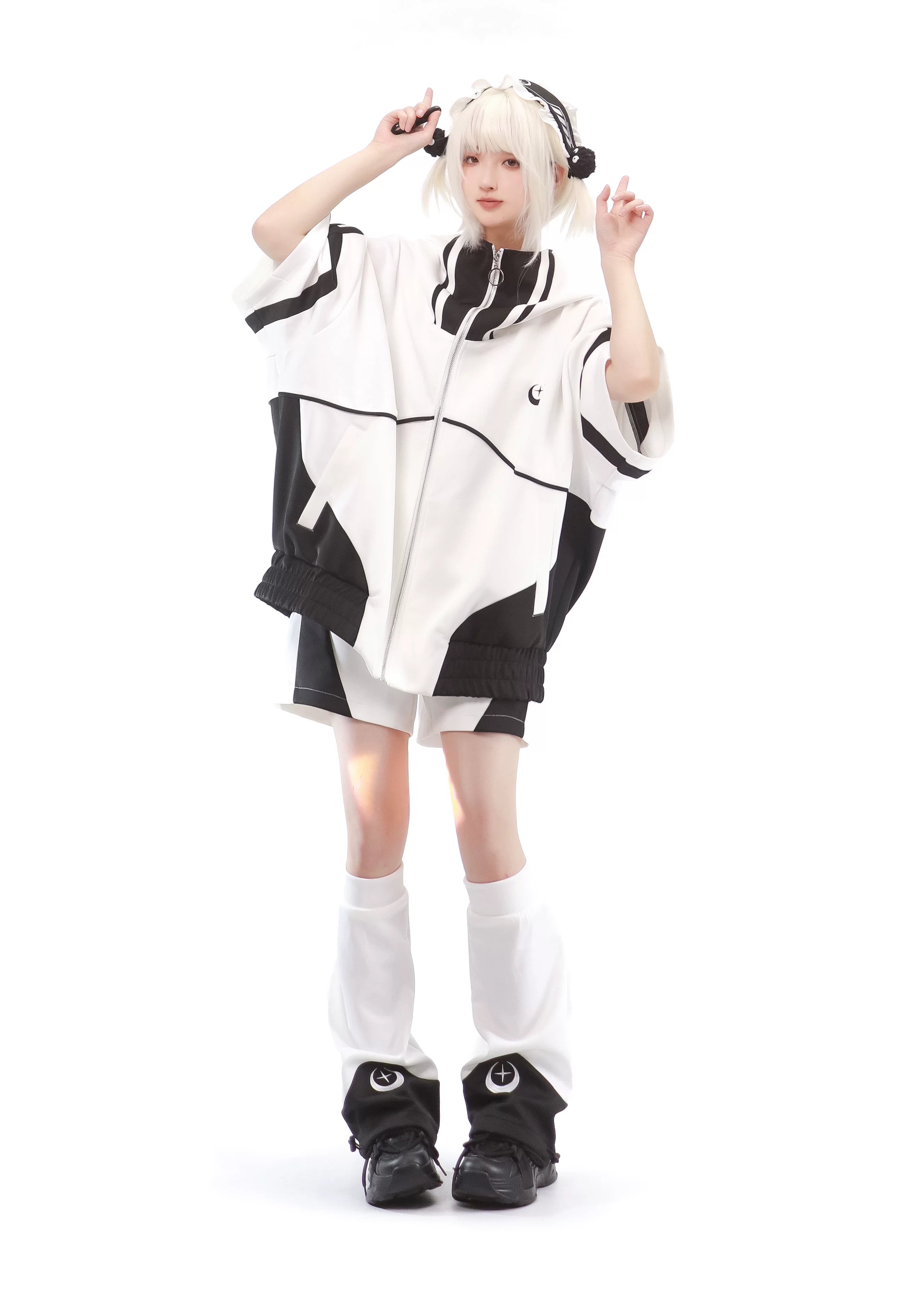 Star Signal Anime Techwear Short-Sleeve Set with Accessories