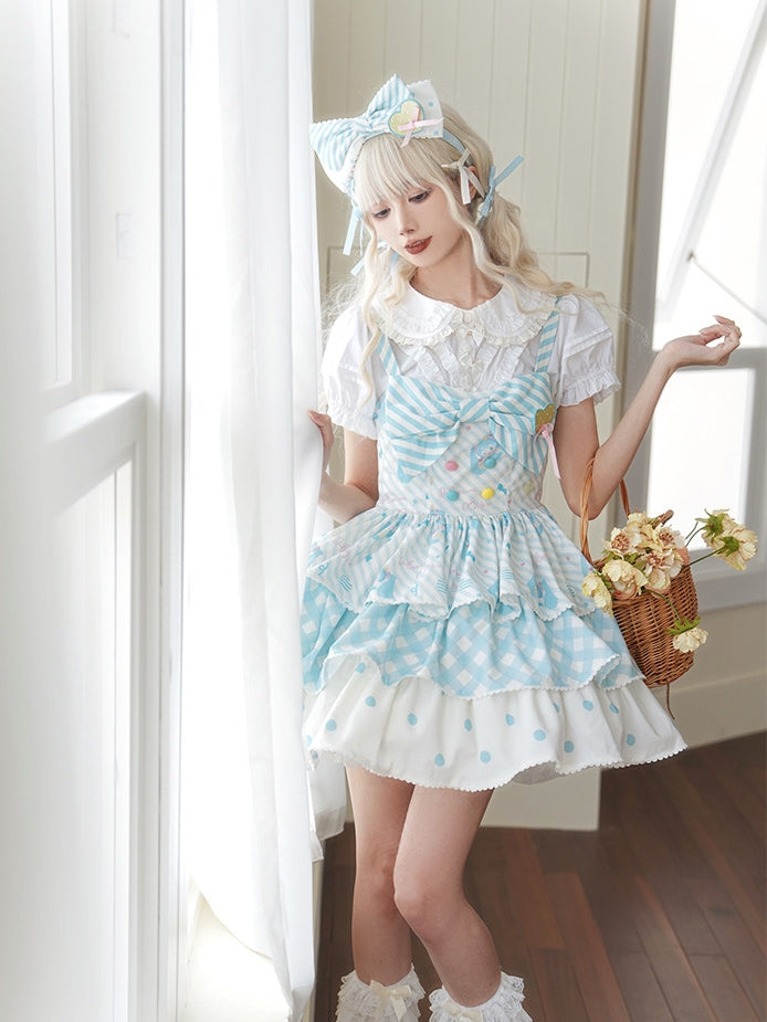 Hatsune Miku Co-branded Cake Tier Lolita JSK Dress