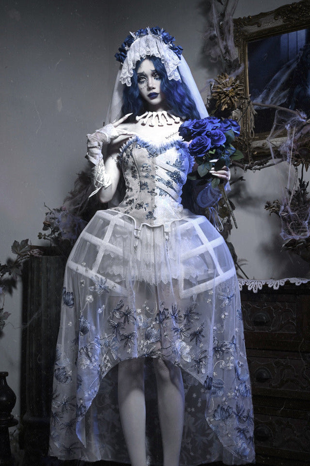 Zombie Bride Gothic Dress Set