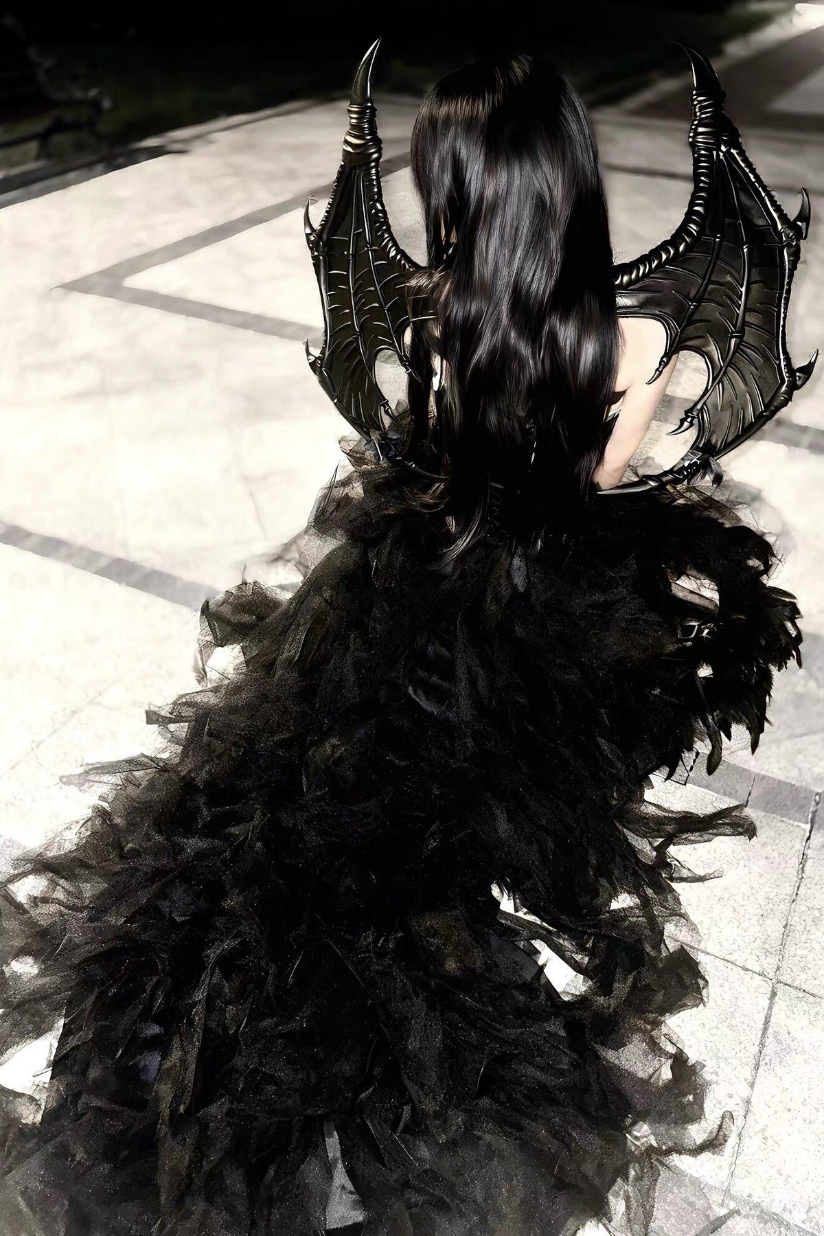 Dragon Bone Original Dark Gothic Birdcage Corset Dress