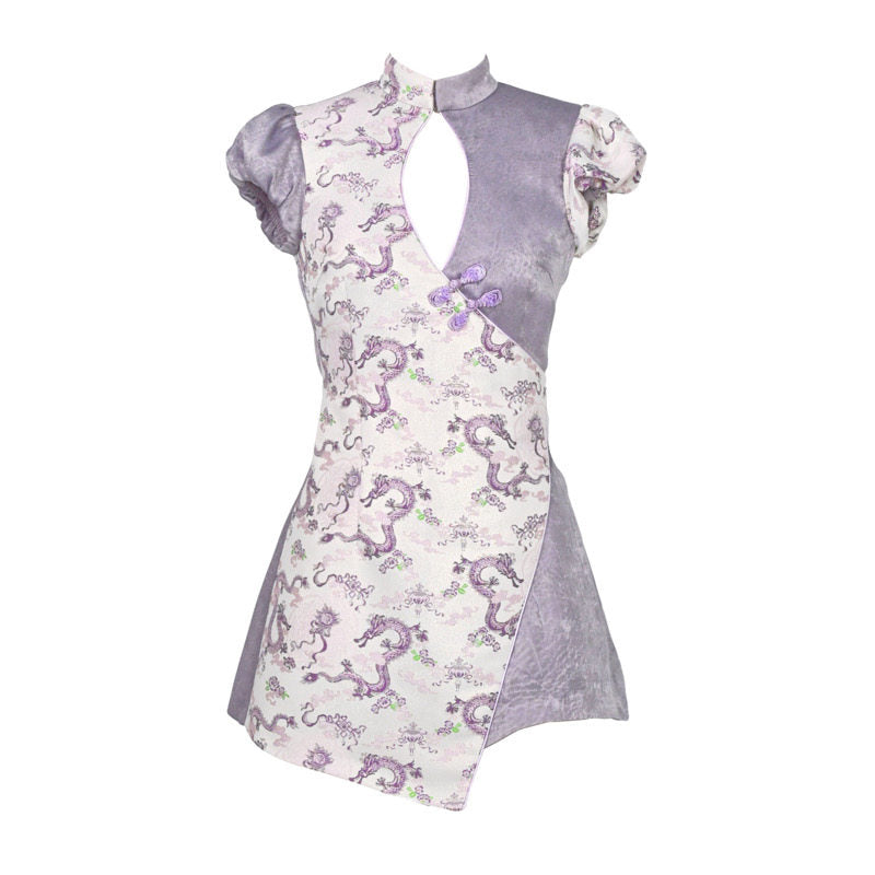 Agarwood Charm Dragon Pattern Jumpsuit