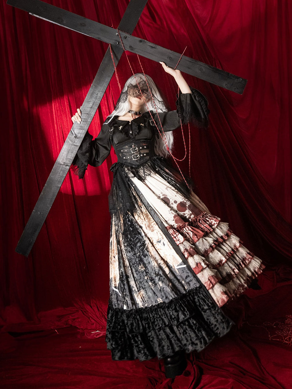 Heretic Nun Gothic Lolita Long JSK Set