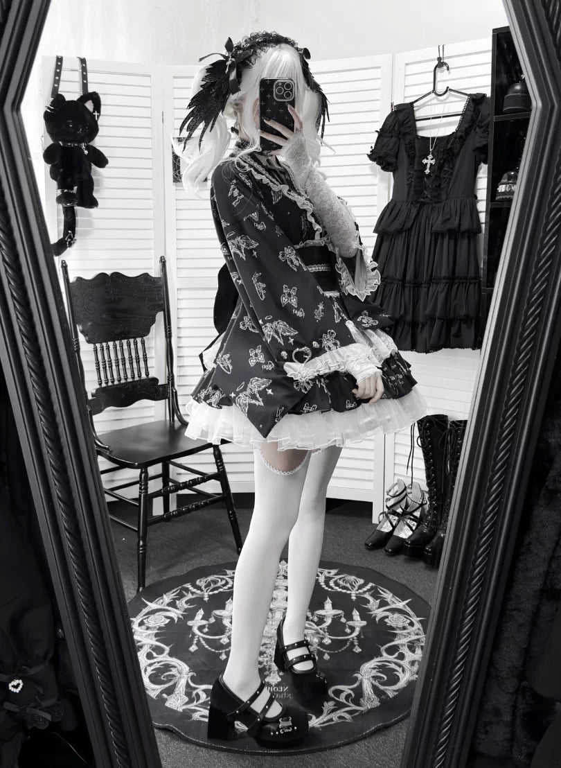 Stitched Puppet Galaxy and You Gothic Lolita Yukata Set