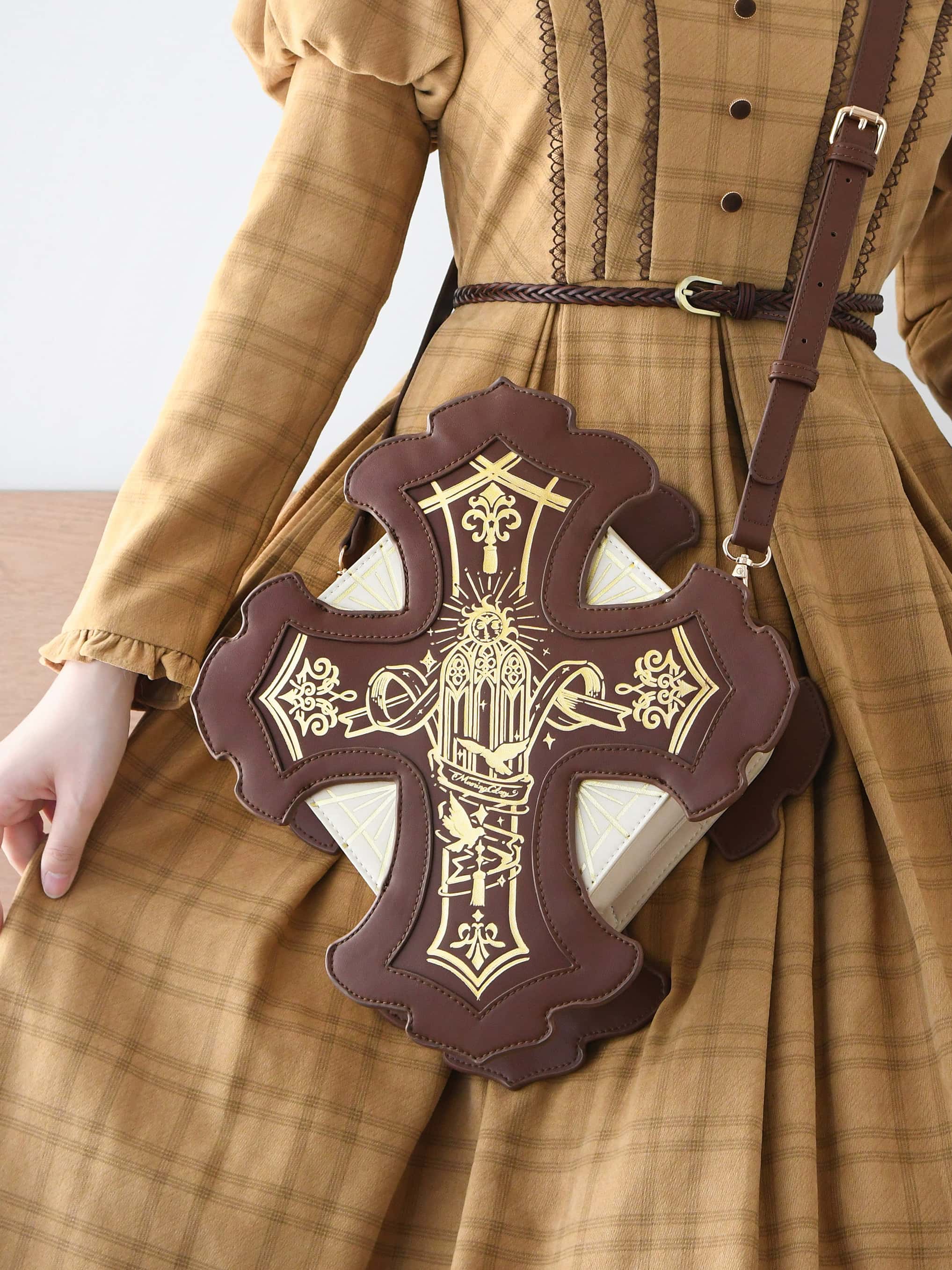 Temple Morning Hymn Vintage Crossbody Shoulder Bag