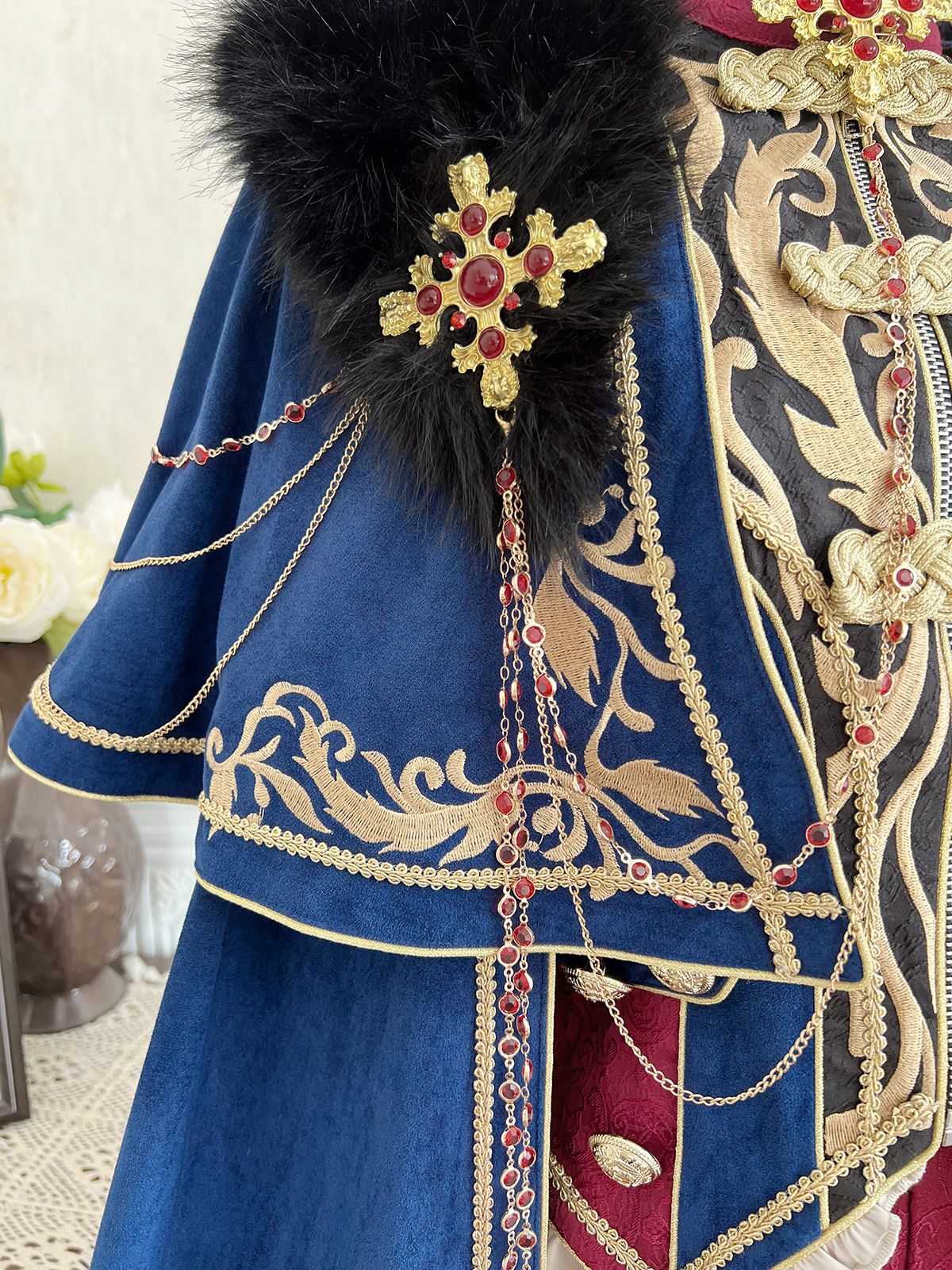 Lolita Royal Glory Ouji Prince Suit with Cape LO1002
