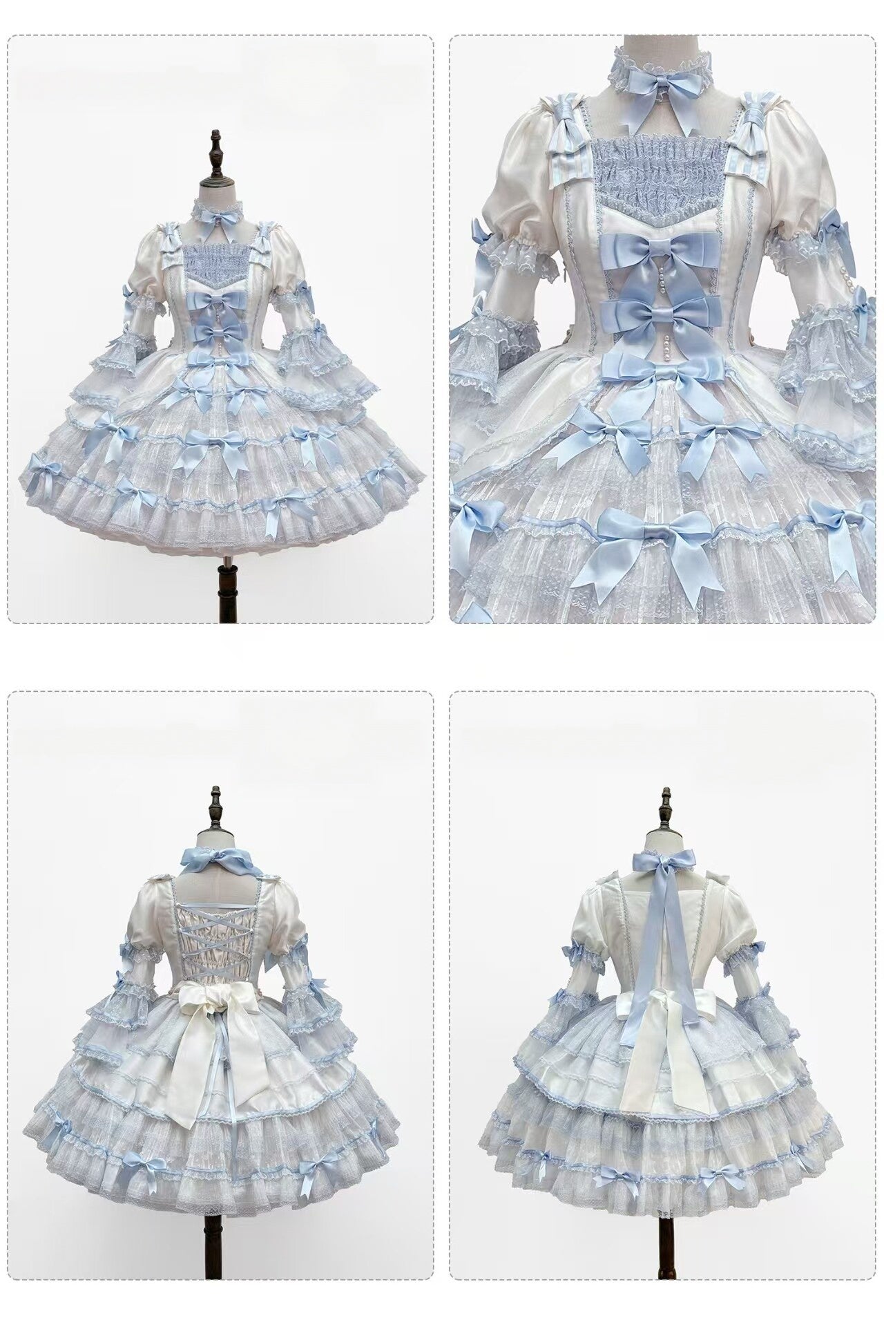 Velvet Cake Doll Pink Black Tiered Ruffle Classic Lolita JSK