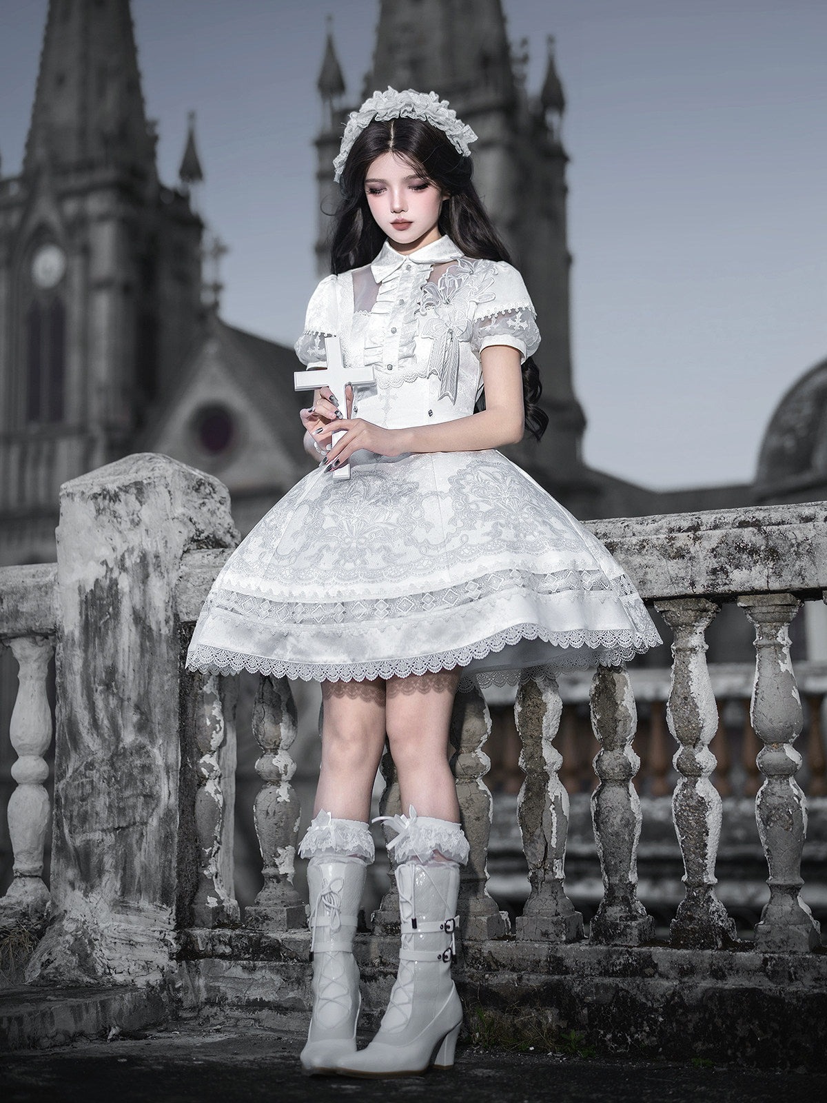 Lace Lily Lolita Classic OP Set