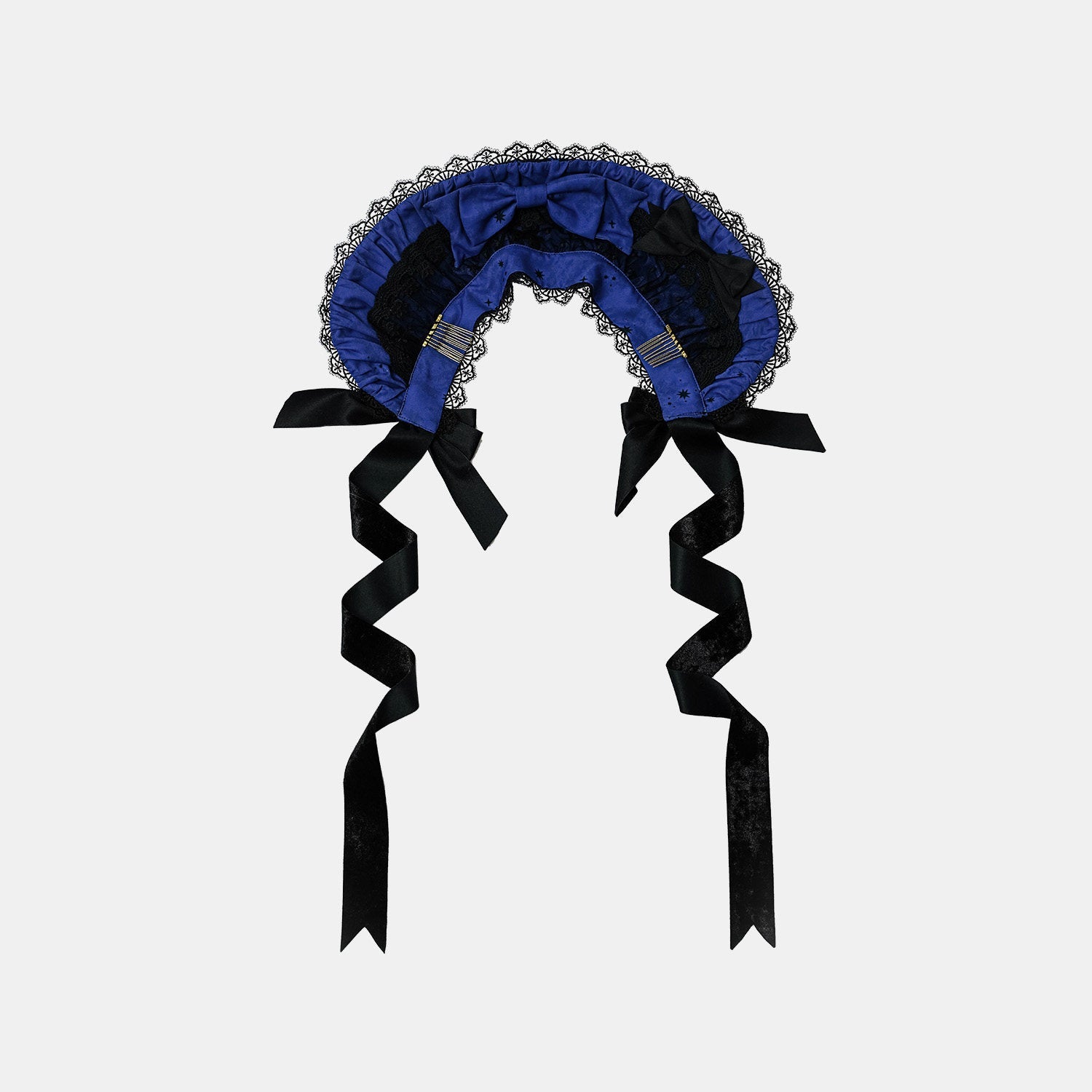 Dragon Bone Lily Lolita Gothic Blue JSK Dress