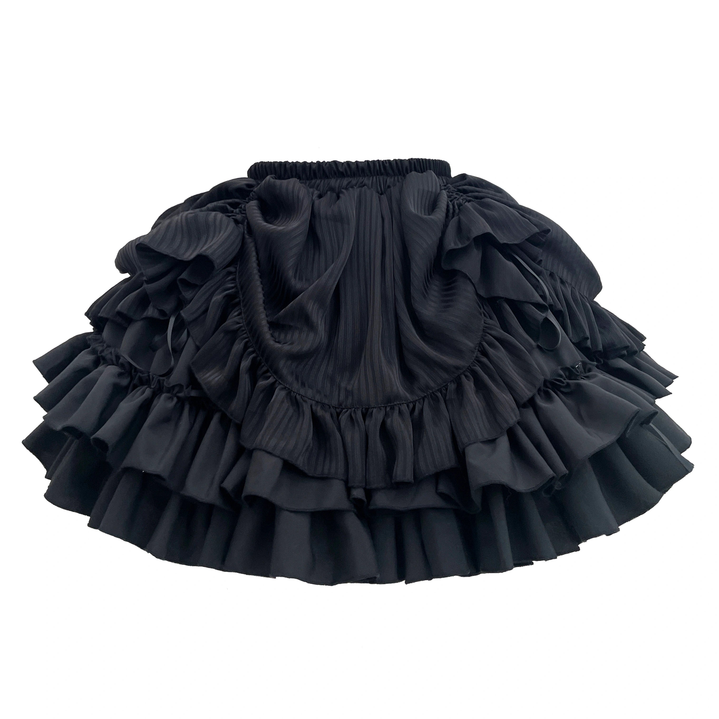 Thorned Rose Gothic Lolita Black Blouse & Skirt Set