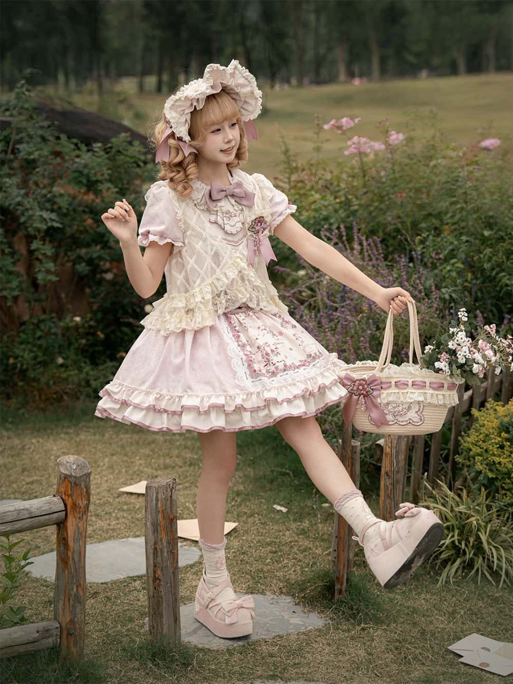 Rose Catalog Lolita Pink OP Dress