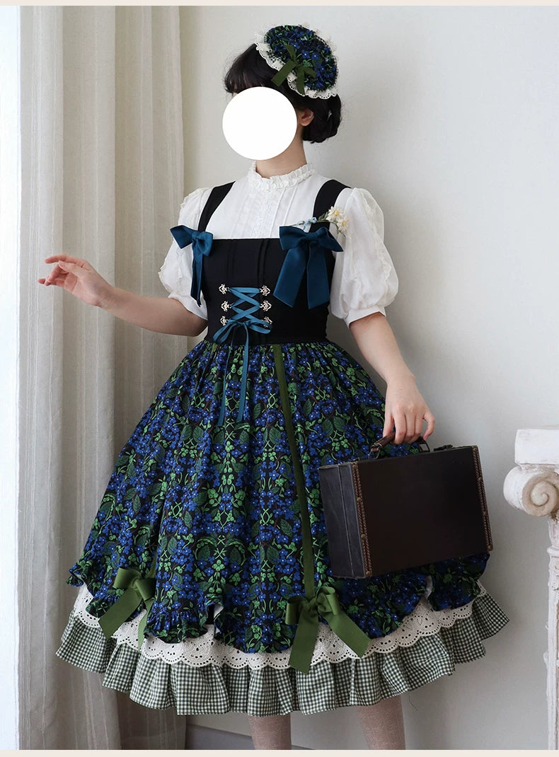 Blueberry Branches for the Woodland Bavarian Style Lolita Headwear